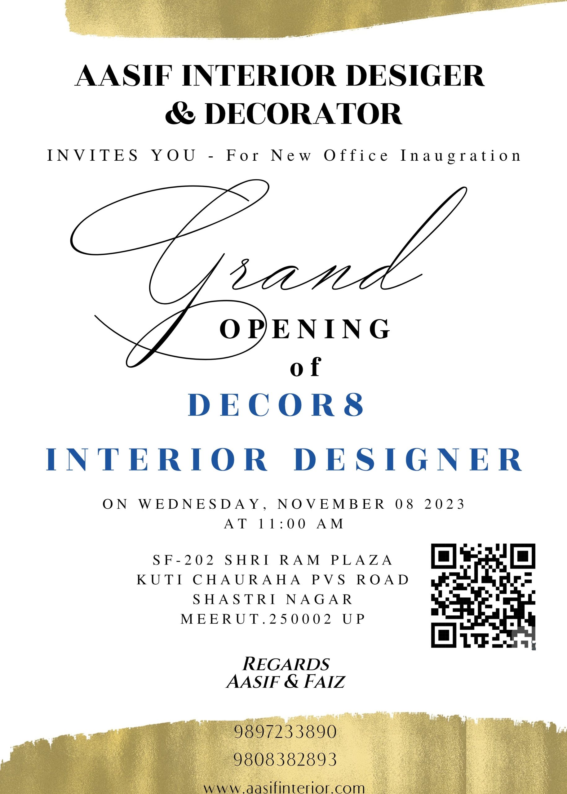 Welcome DECOR8 – Aasif Interior Designer & Decorator In Meerut